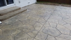 Orchard Stone - Millstone Integral - Storm Gray Release - High Gloss Sealer