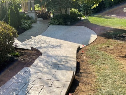 Majestic Ashlar Slate Stamp - French Cream Hardener - Smoke Release