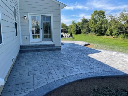English Rivenstone - Pewter Integral - Storm Gray Release - Storm Gray Hardener Border