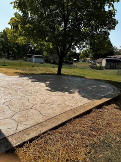 Appalachian Flagstone - Autumn Oak Integral - Colina Tan Release - Colina Tan Hardener Border