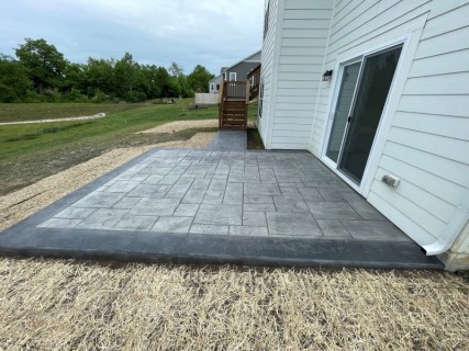 Majestic Ashlar - Pewter Integral - Storm Gray Release - Storm Gray Hardener Border