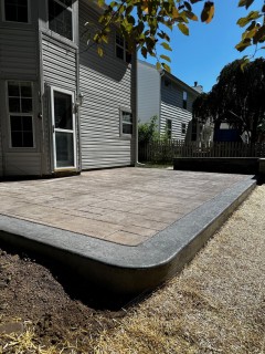 Majestic Ashlar Slate - Autumn Oak Integral - Storm Gray Release - Storm Gray Hardener Border