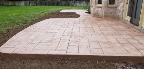 Majestic Ashlar Slate - Autumn Oak Integral - Walnut Release