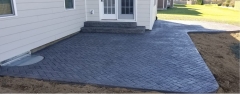 Pennsylvania Avenue Herringbone Brick - Gull Gray Integral - Deep Charcoal Release