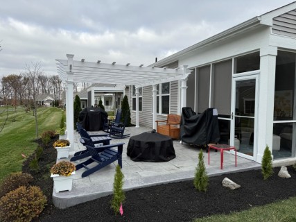 Majestic Ashlar Slate - Pewter Integral - Cape Cod Gray Release - Cape Cod Hardener Border