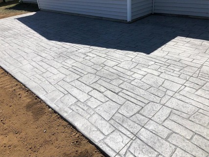 Dublin Cobblestone - Pewter Integral -Storm Gray Release