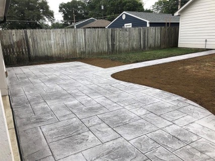 Majestic Ashlar Slate - Gray Linen Hardener - Storm Gray Release