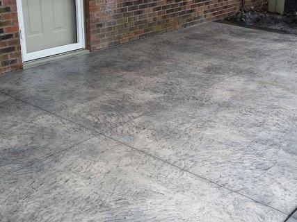 Bluestone Seamless Stone Stamp - Smoke Integral - Storm Gray Release - Storm Gray Hardener Border