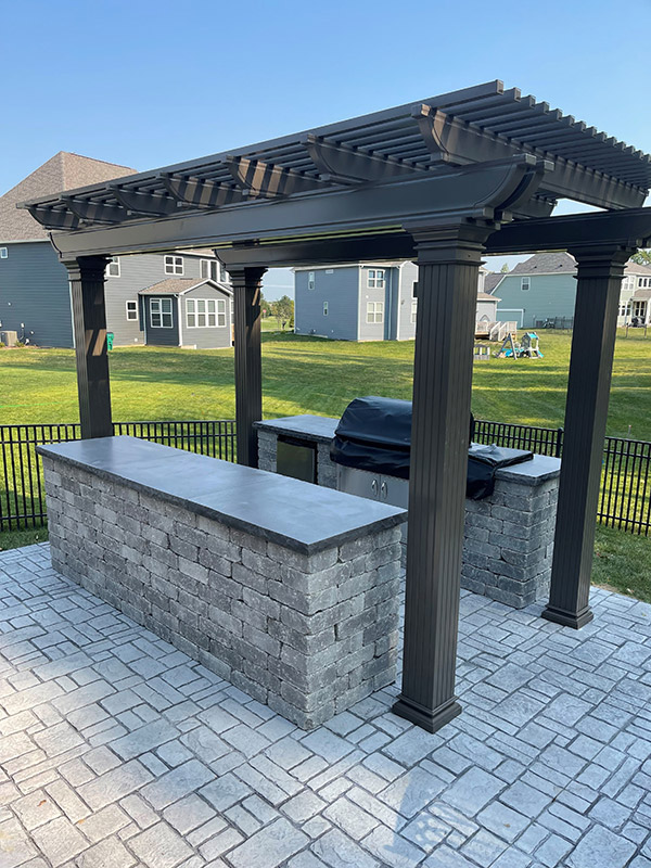 Grill and Pergola